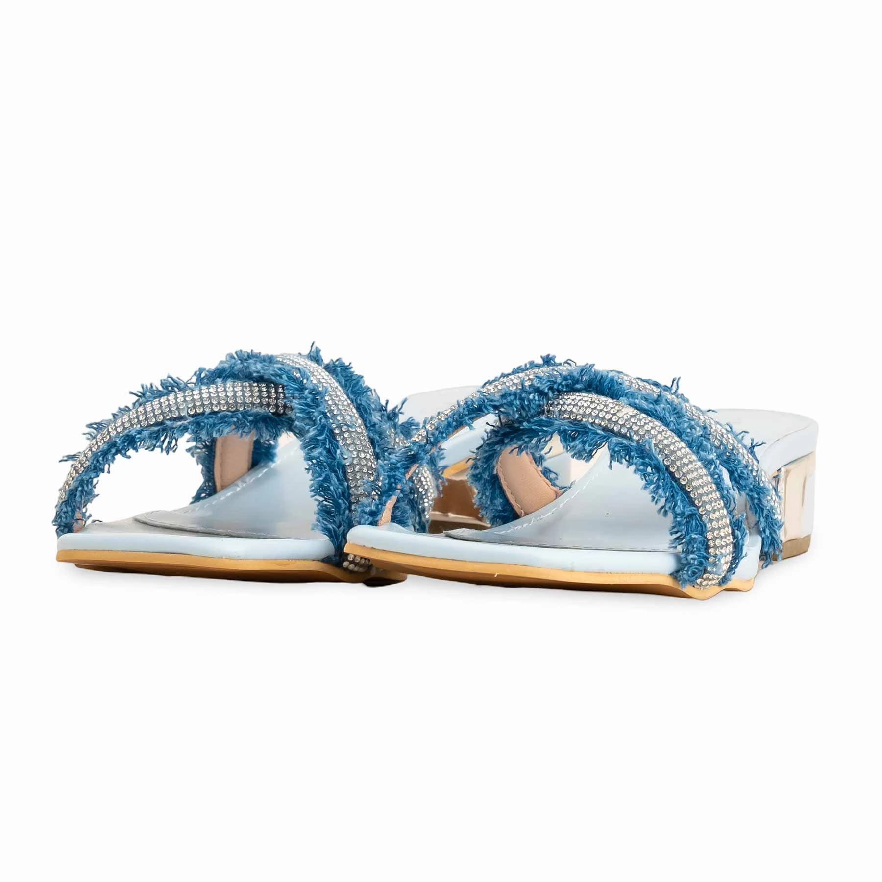 Sky Blue Formal Slipper For Women FR8324 Slippers Asuna