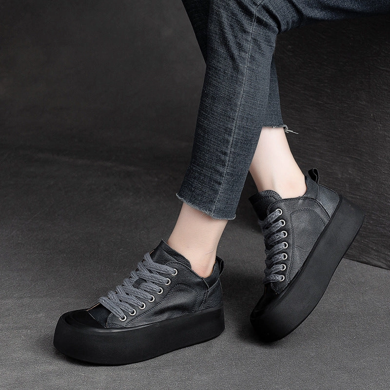 Originals Nmd 360 Casual Shoes Women Retro Leather Thick Soled Casual Shoes