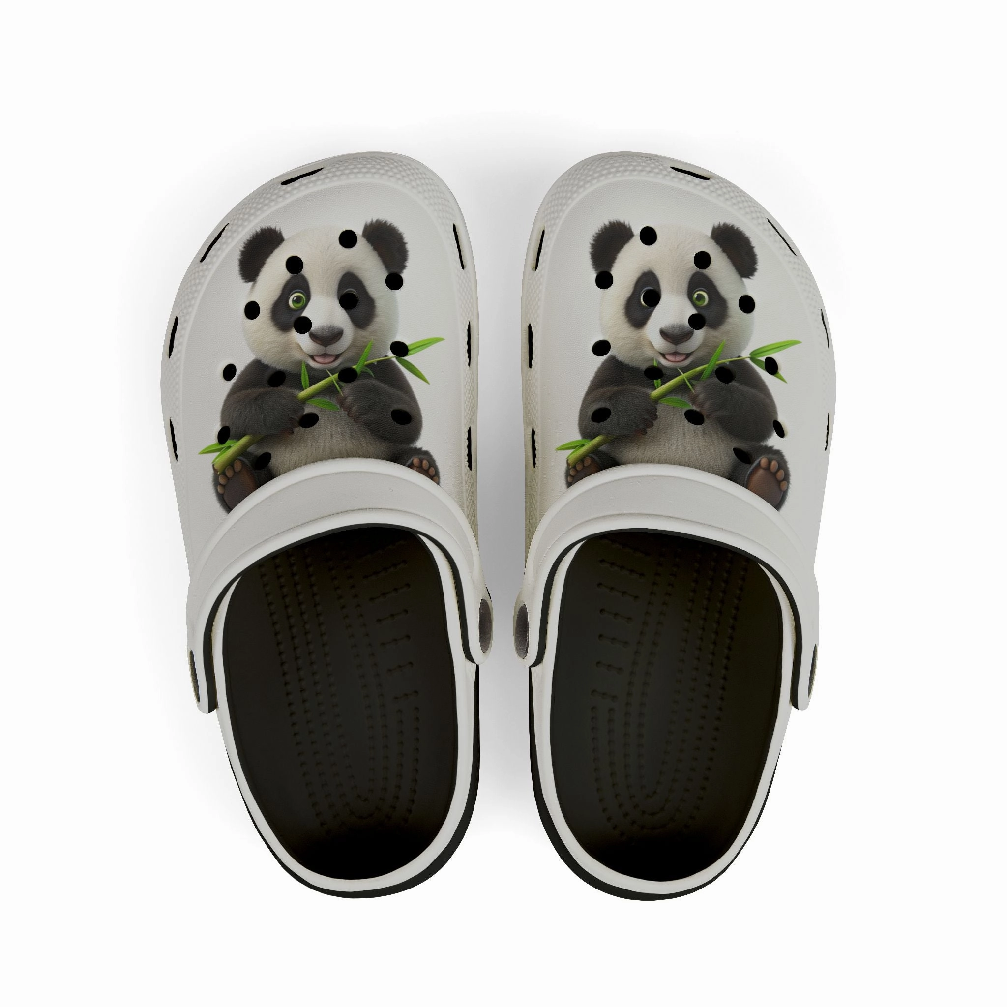 Hello Slippers Marshalls Adorable Panda Clogs, Kids EVA Foam Shoes, Cute Animal Footwear, Fun Summer Slippers, Great for Playtime & Outdoor Adventures