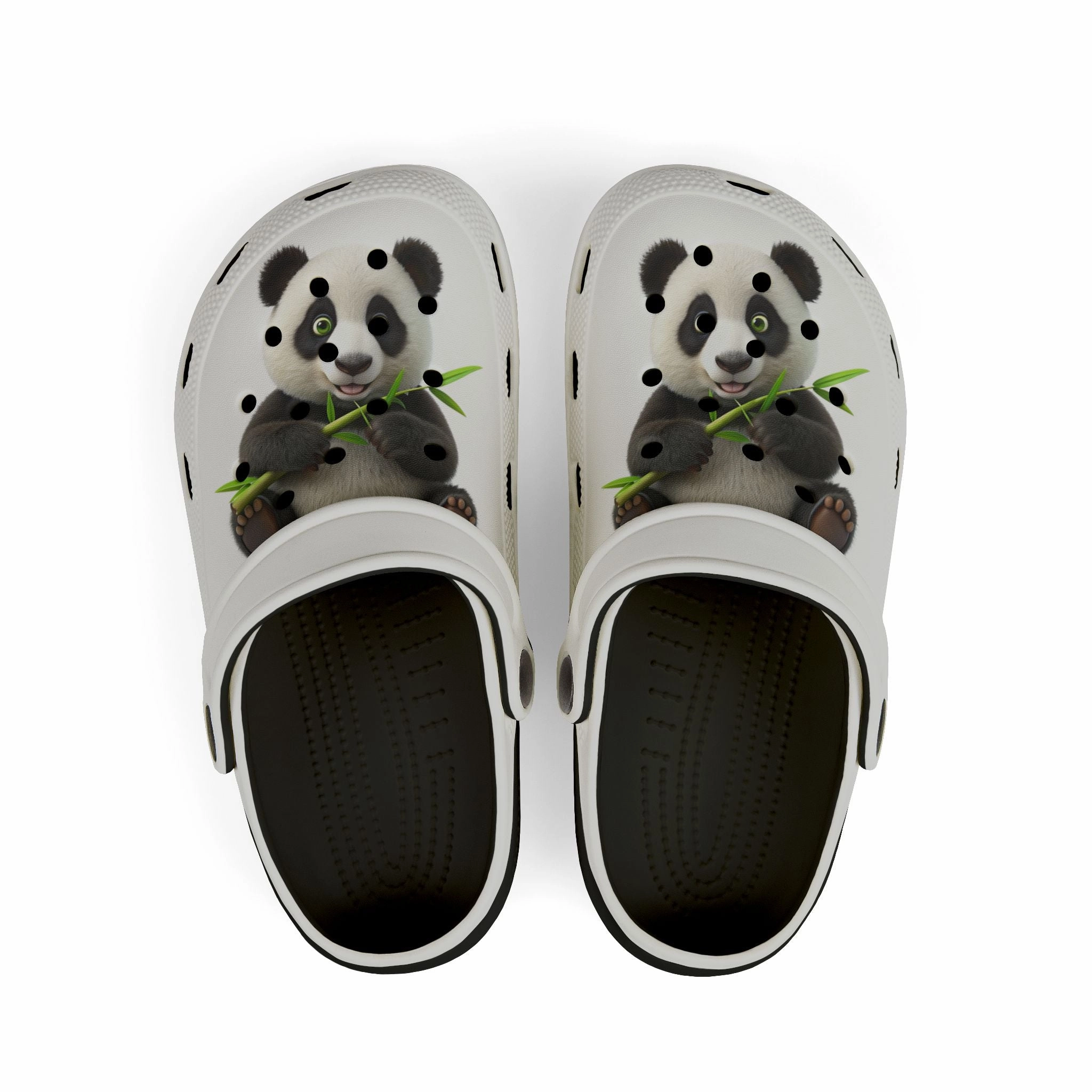 Adorable Panda Clogs, Kids EVA Foam Shoes, Cute Animal Footwear, Fun Summer Slippers, Great for Playtime & Outdoor Adventures Hawaiian Slippers