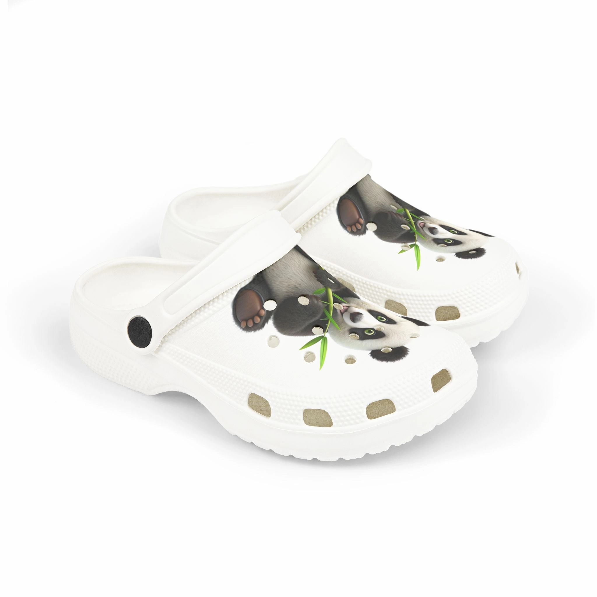 Adorable Panda Clogs, Kids EVA Foam Shoes, Cute Animal Footwear, Fun Summer Slippers, Great for Playtime & Outdoor Adventures Water Vista Slides