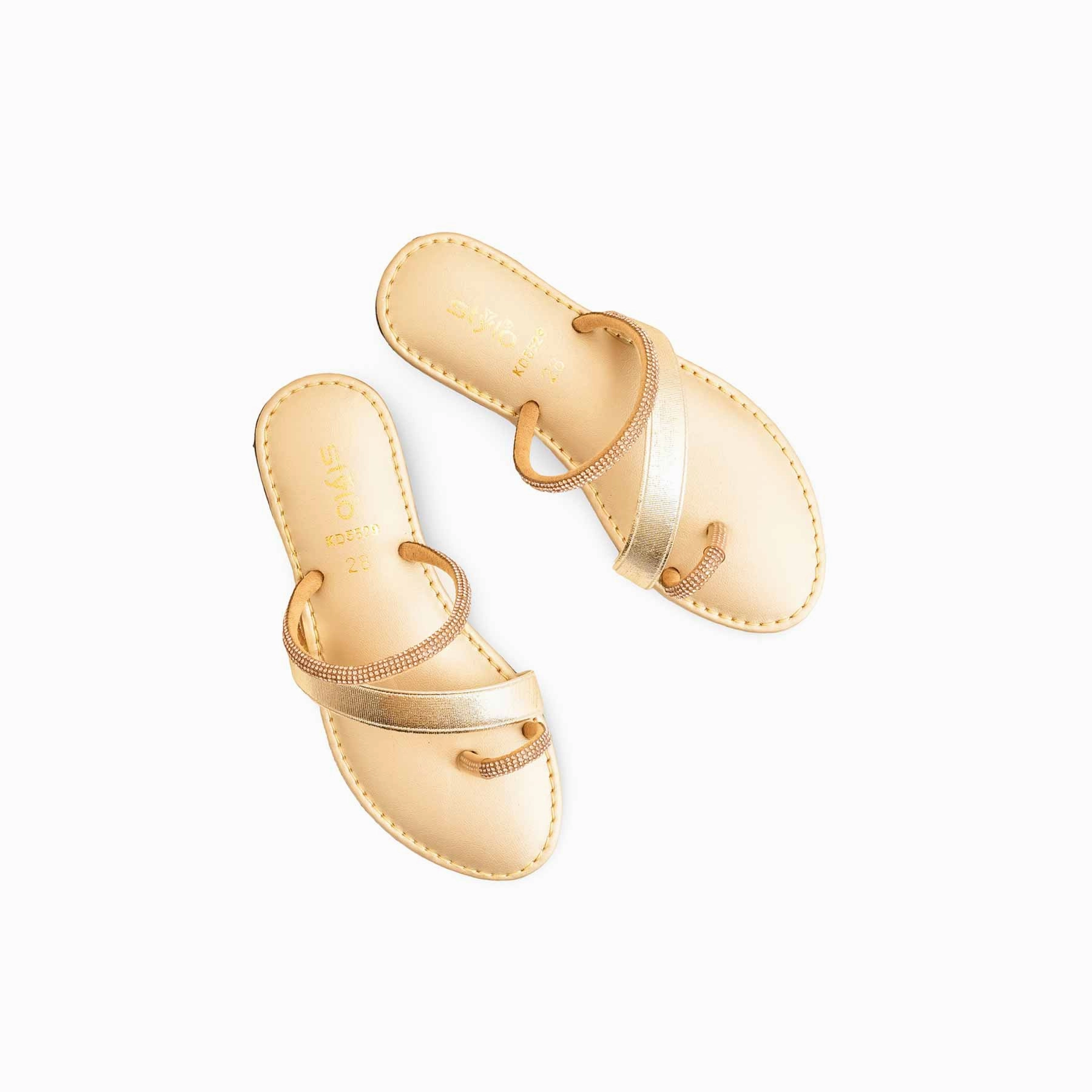 Girls Golden Casual Slipper KD5529 Plantar Fasciitis Support Slippers