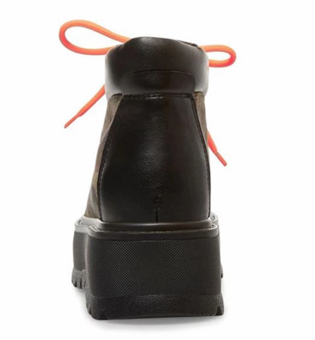 STEVE MADDEN Stomp Women | Camouflage Boots Heels