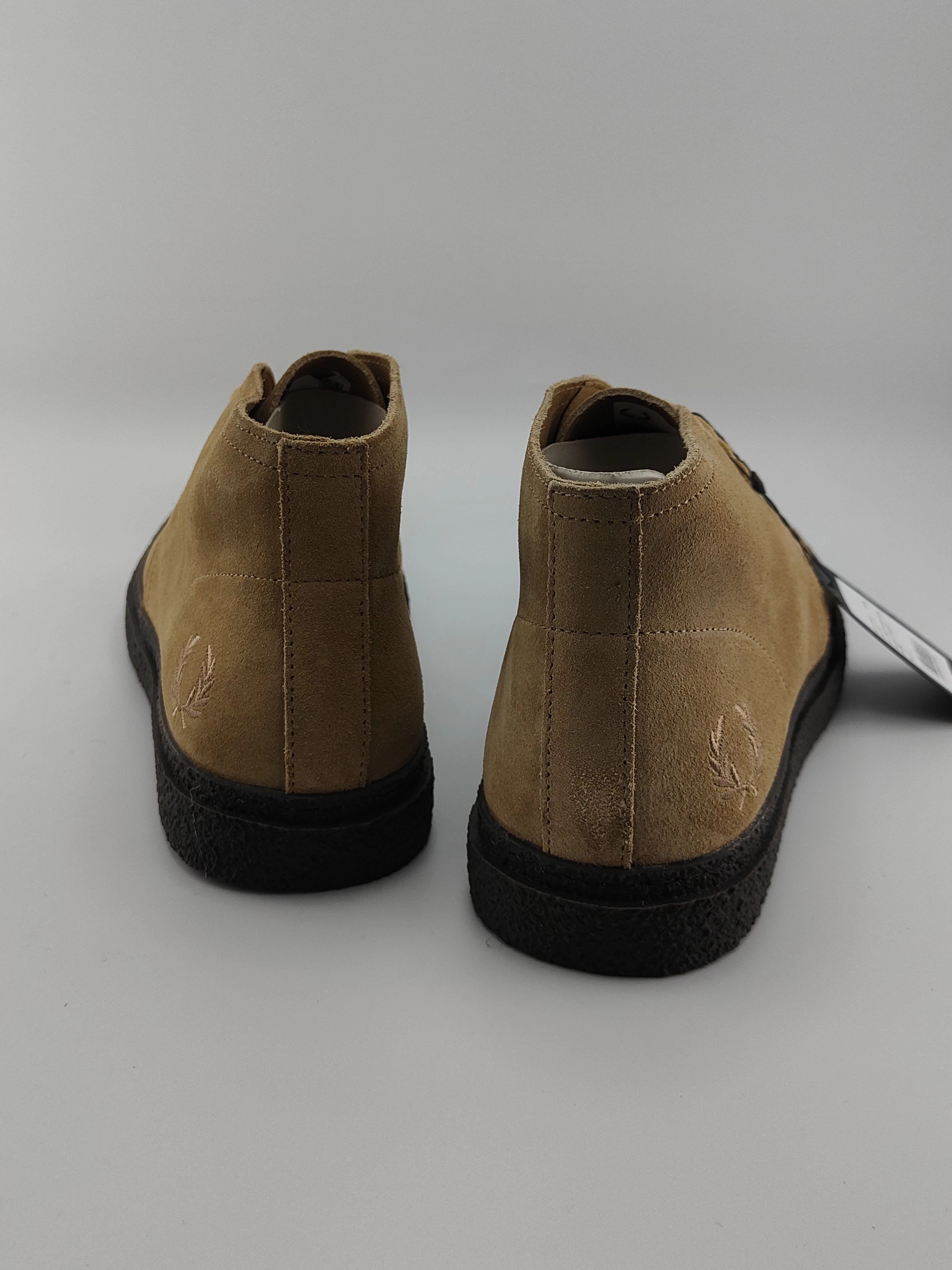 Cowboy Boots Las Vegas Men's Suede Leather Shoes Low Boots UK 7-EU 41 in Khaki