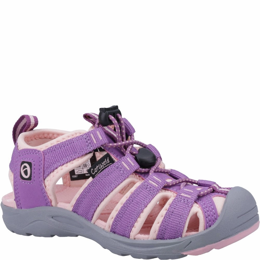Junior Marshfield Recycled Sandals Purple/Pink Broken Toe Walking Shoe