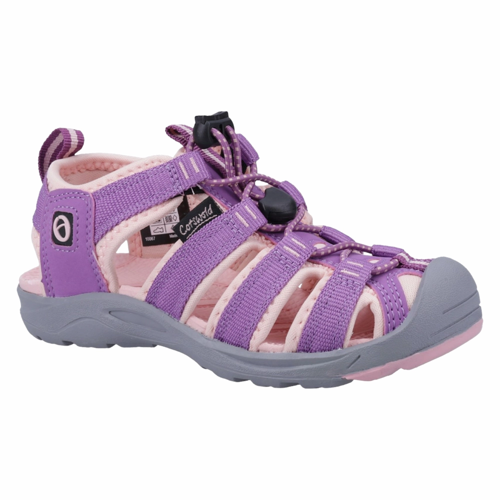 Junior Marshfield Recycled Sandals Purple/Pink Baby First Walking Shoes