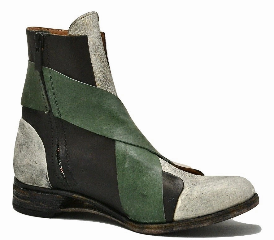 Sneaker boot  x black petrolio and grey | calf Hip Wader Boots