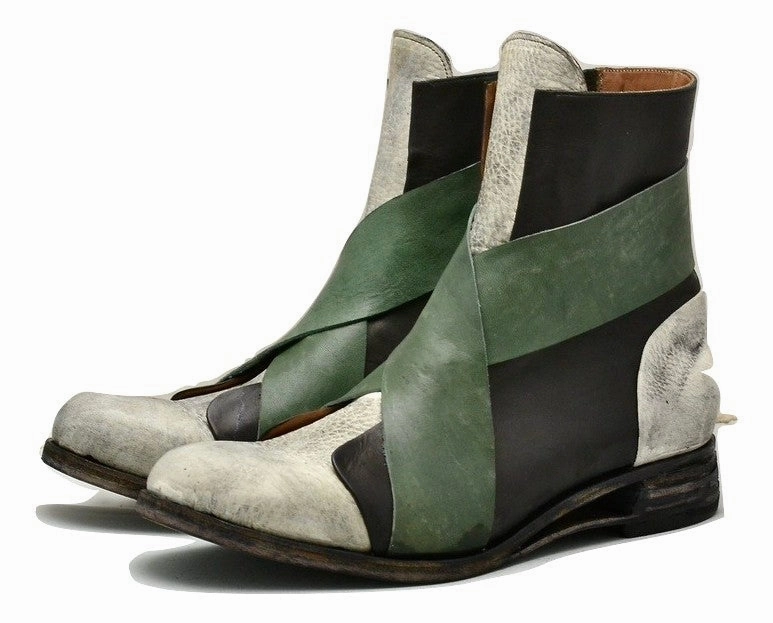 Sneaker boot  x black petrolio and grey | calf Hello Kitty Boots