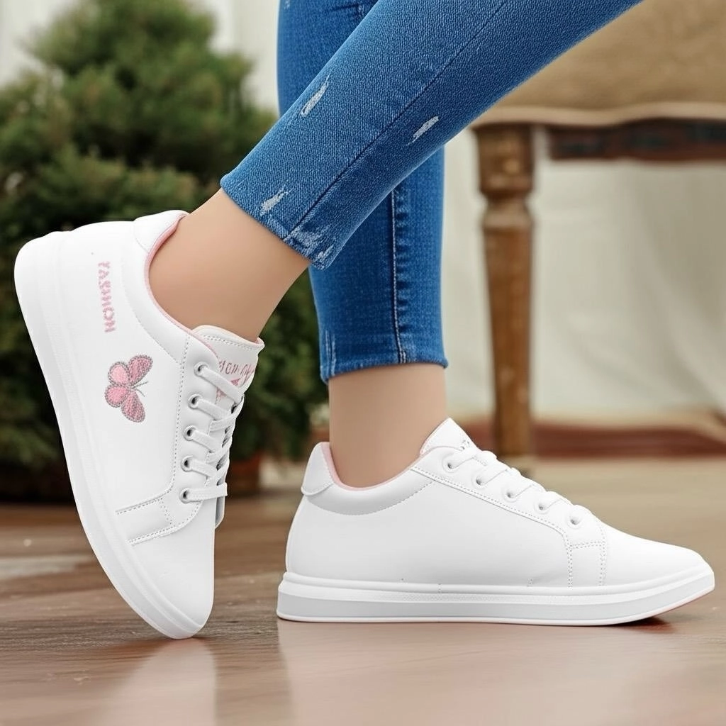 Flat Toe Shoes Sneaker Butterfly-R24-3