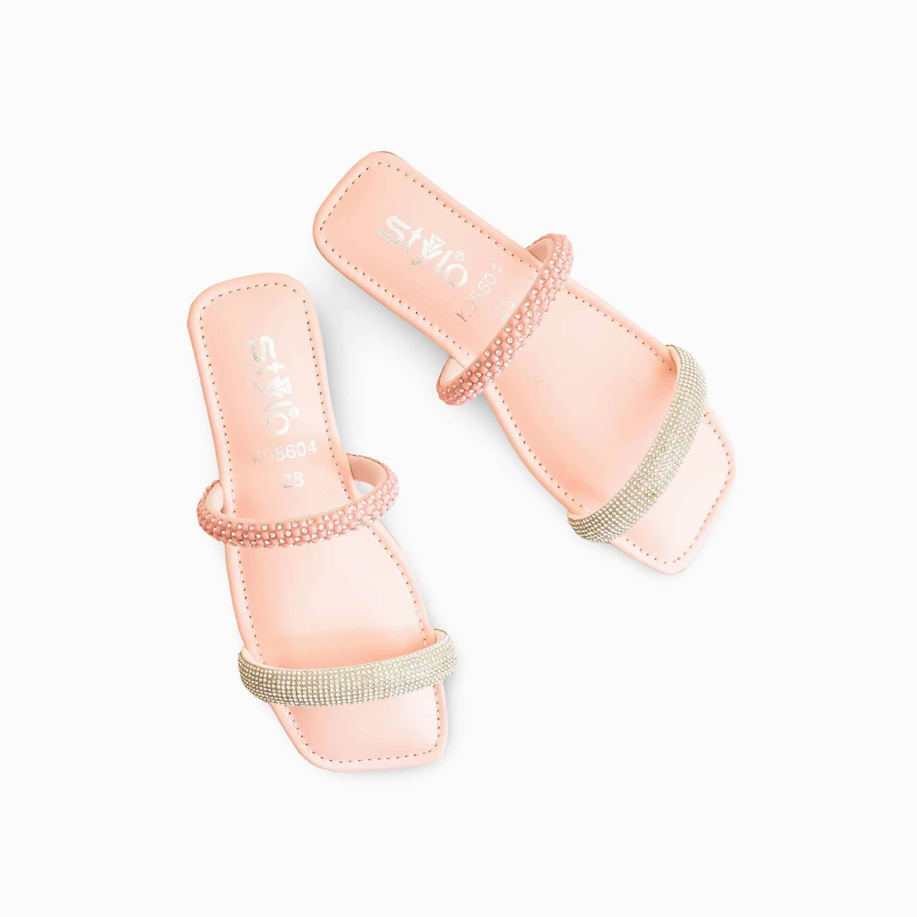 Microwave Heated Slippers Girls Pink Formal Slipper KD5604