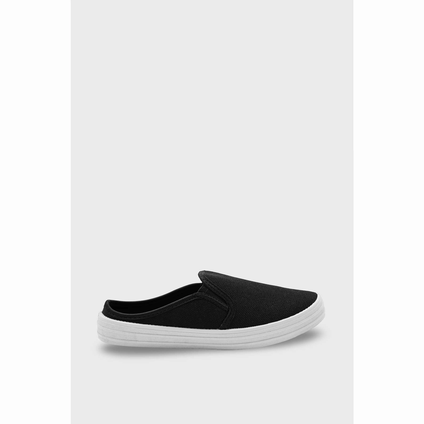 Black Canvas Slip Ons WN6200 Slip On Knit
