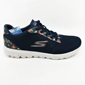 Skechers Go Walk Classic Dream Navy Womens Comfort Sneakers Waterproof Shoes For Walking