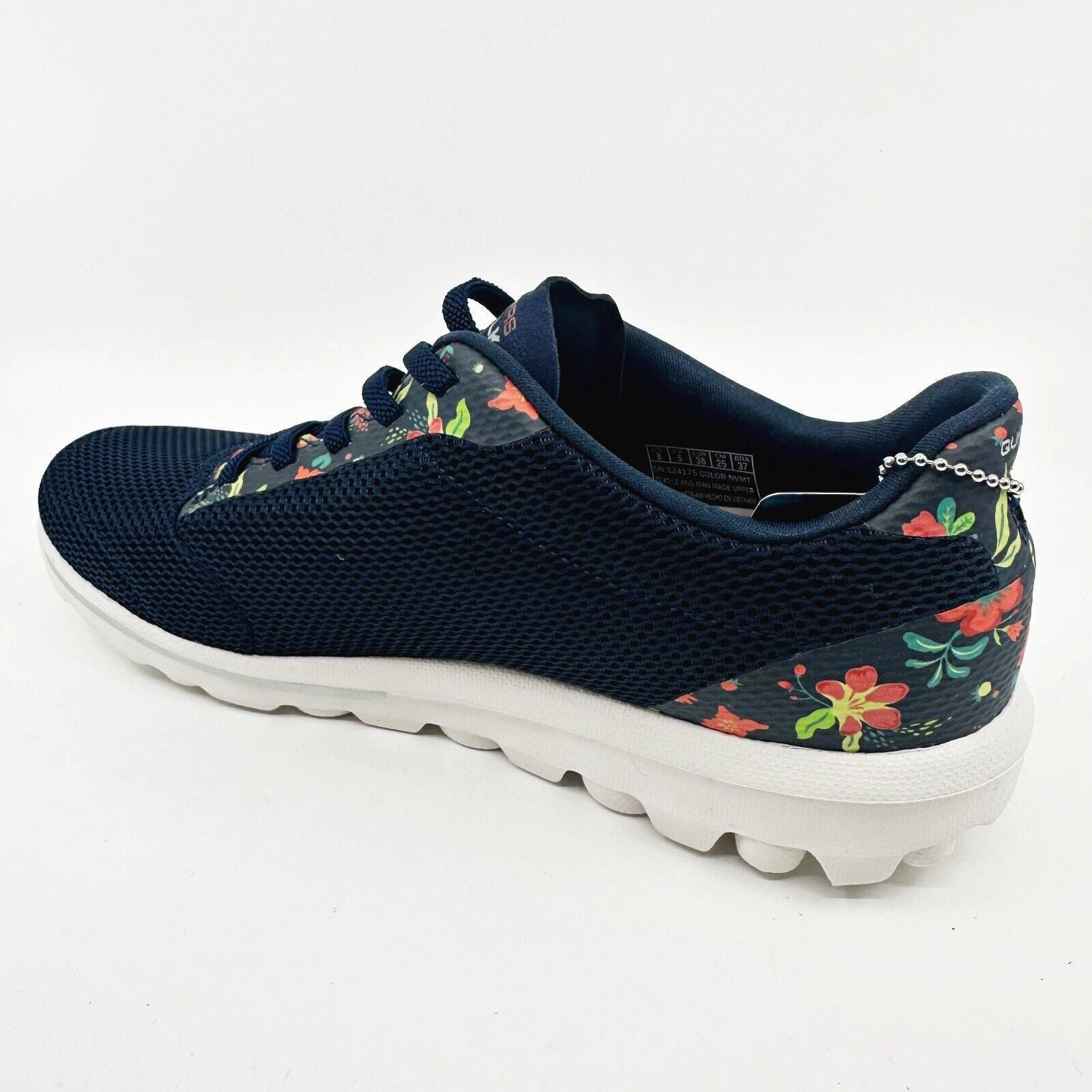 Skechers Go Walk Classic Dream Navy Womens Comfort Sneakers For High Instep Walking