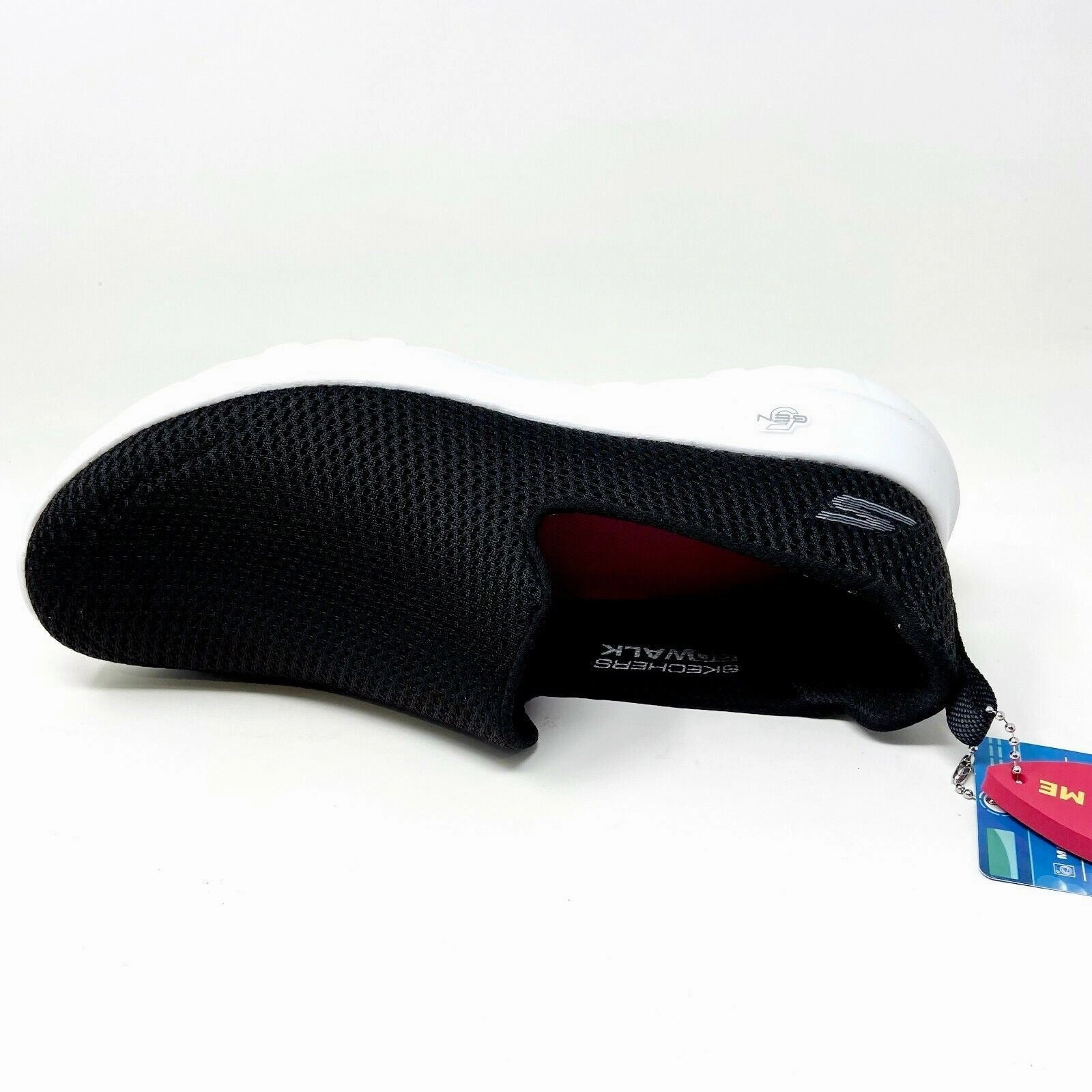 Skechers Go Walk Joy Black White Womens Wide Width Slip on Shoes Baby's First Walking