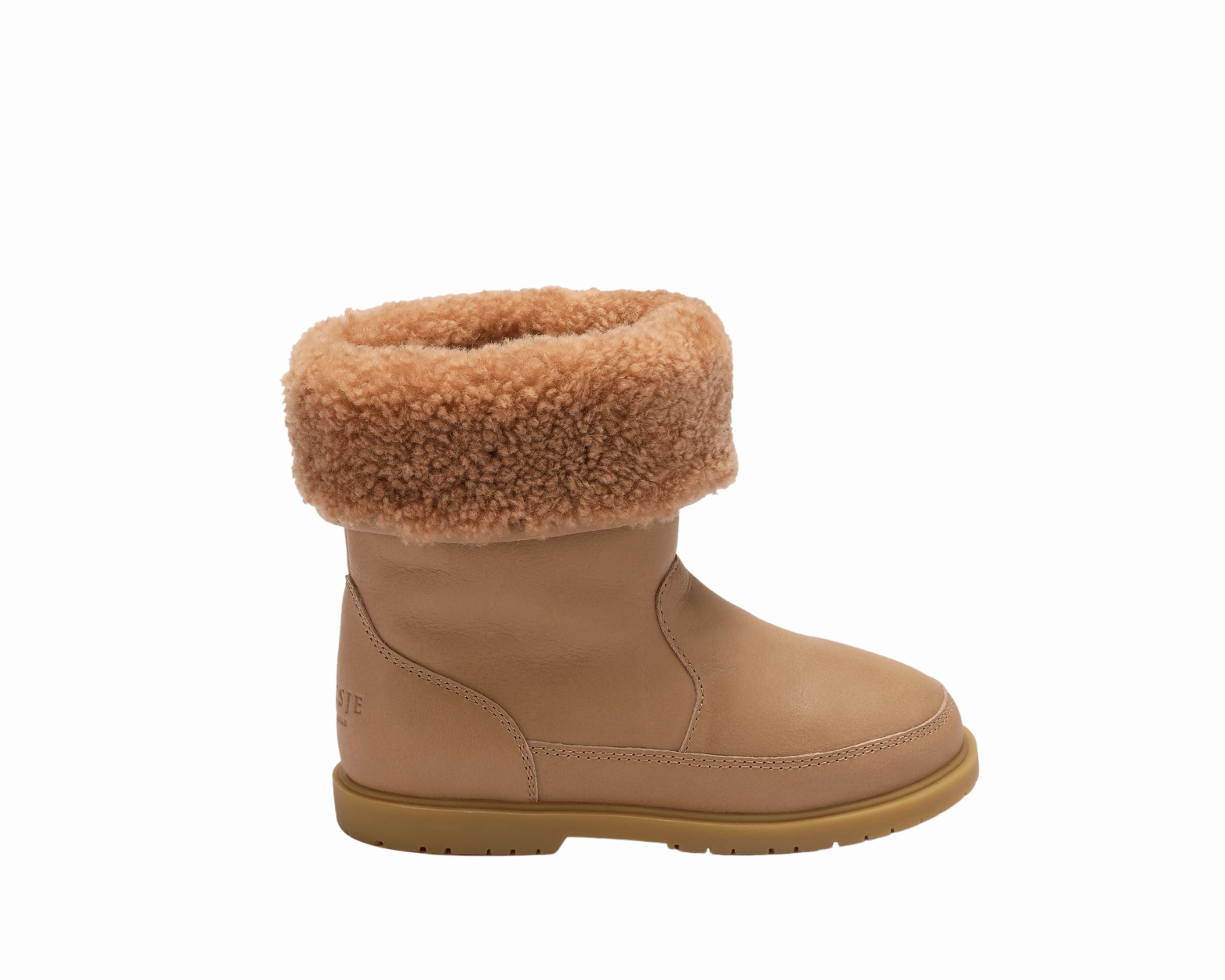 Nold Boots | Beige Leather Hiking Boots Ankle Support