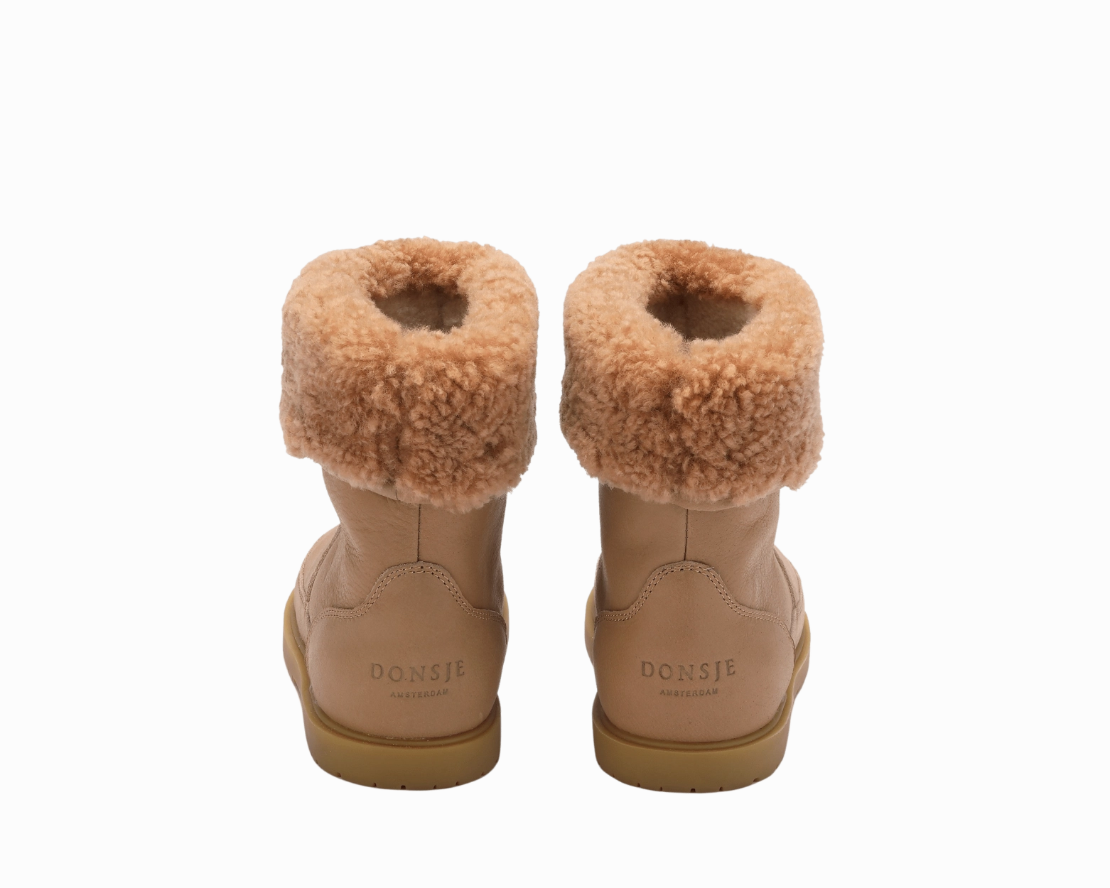 Vegan Winter Boots Nold Boots | Beige Leather