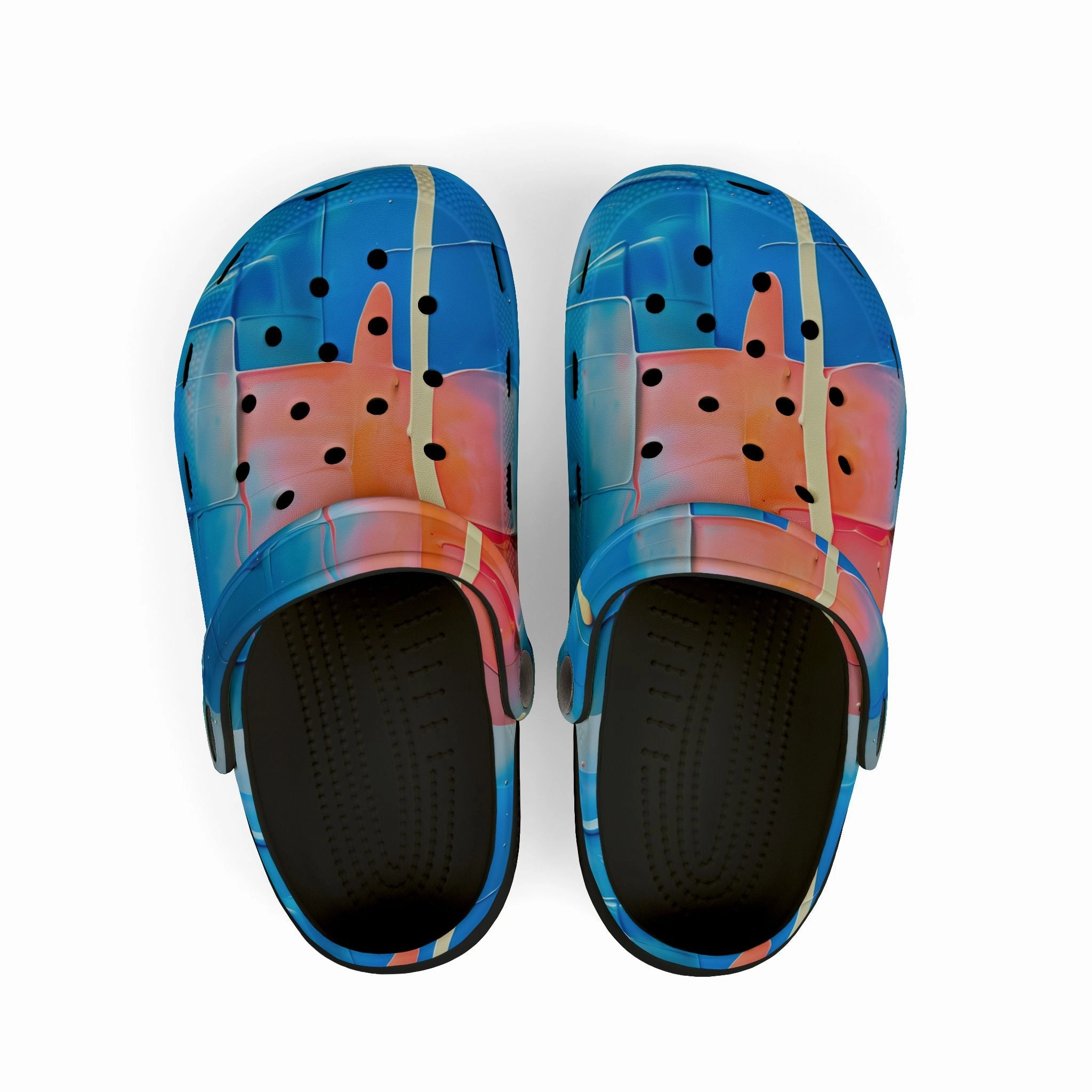 Softest Slippers Vibrant Kids' EVA Foam Clogs, Fun Comfortable Footwear, Summer Play Shoes, Easy Slip-On Clogs, Colorful Beach Sandals, Playful Garden Shoes