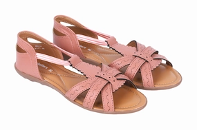 Ladies Flat Sandal 992136 Leggings With Flat Shoes