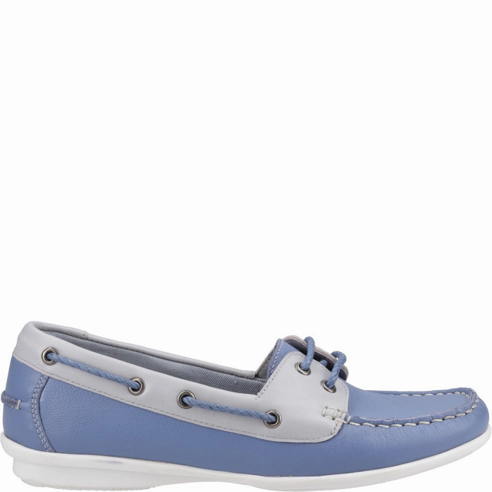 Flat Mountain Bike Shoe Blue Irene Boat Shoes