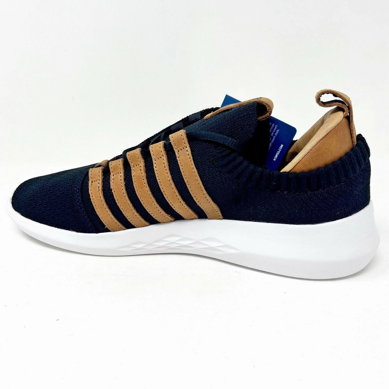 K-Swiss Gen K Icon Knit Black Brown Mens Casual Shoes 05578 003 Air Max Solo Casual Shoes