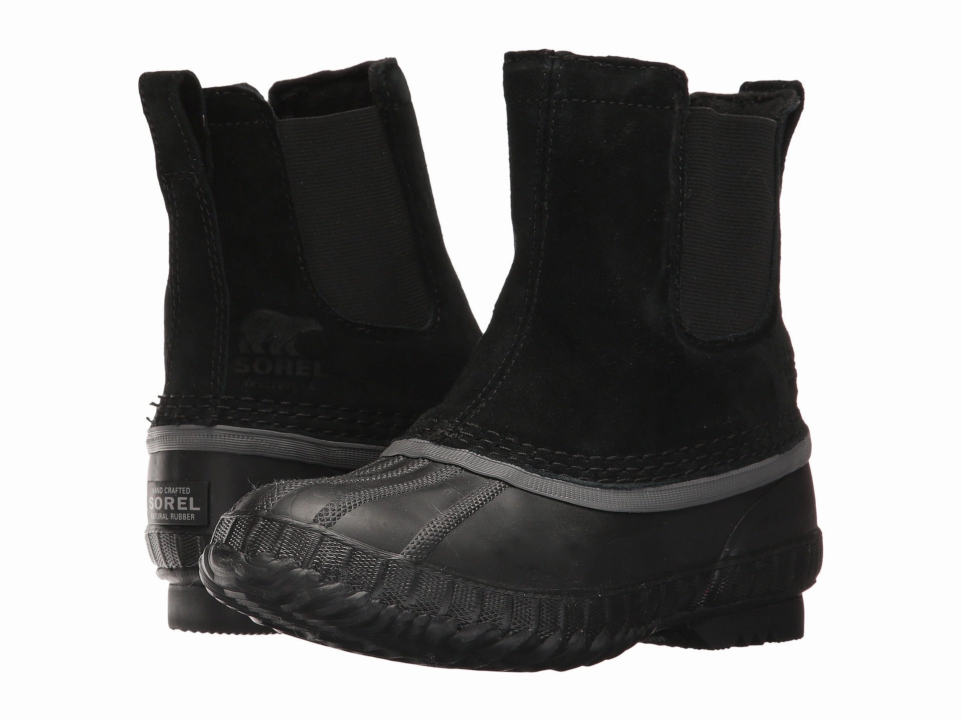 Double D Ranch Boots SOREL Cheyanne II Chelsea Kids | Black / Dark Grey (1751211)