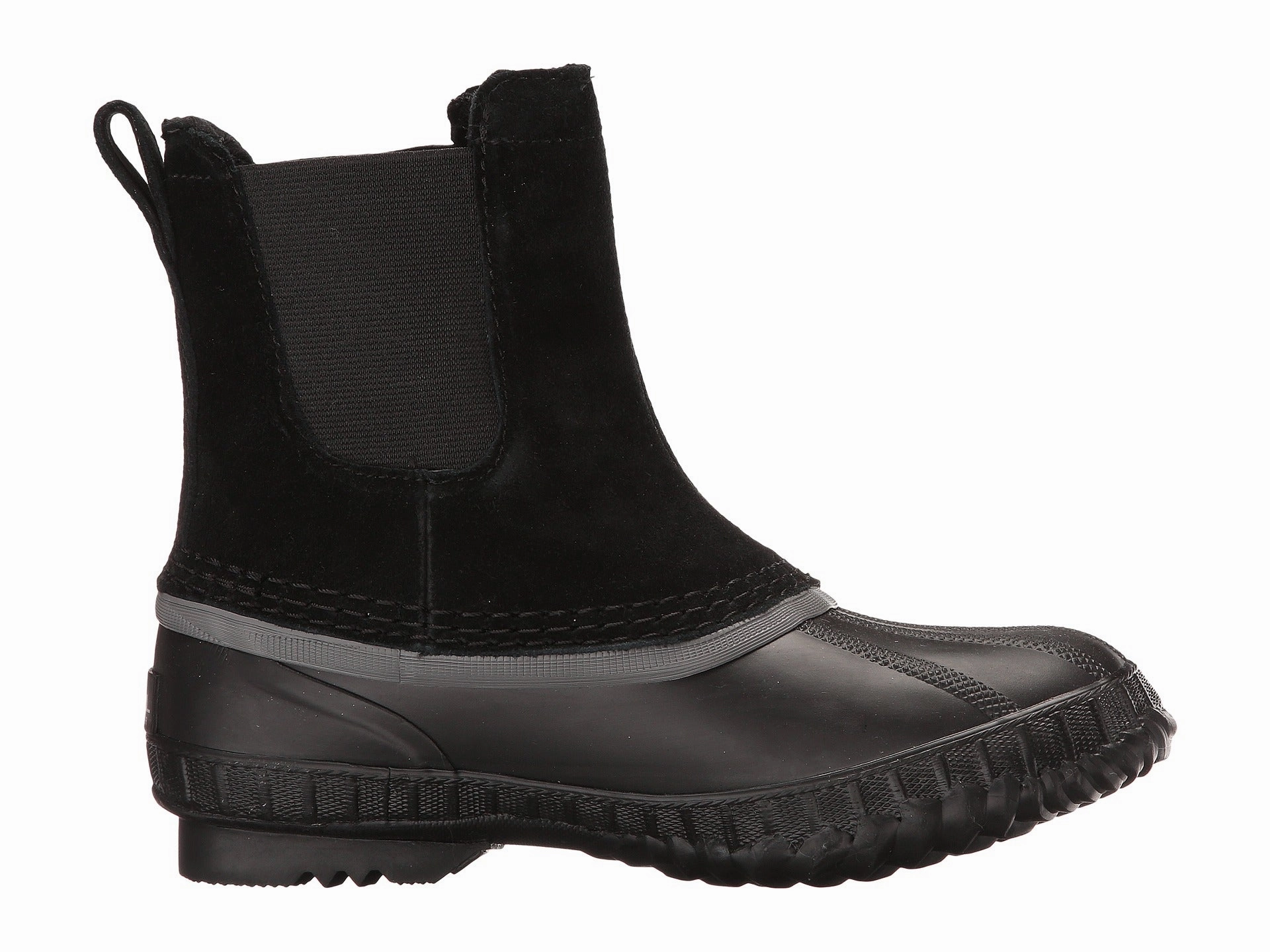 Square Toe Knee High Boots SOREL Cheyanne II Chelsea Kids | Black / Dark Grey (1751211)