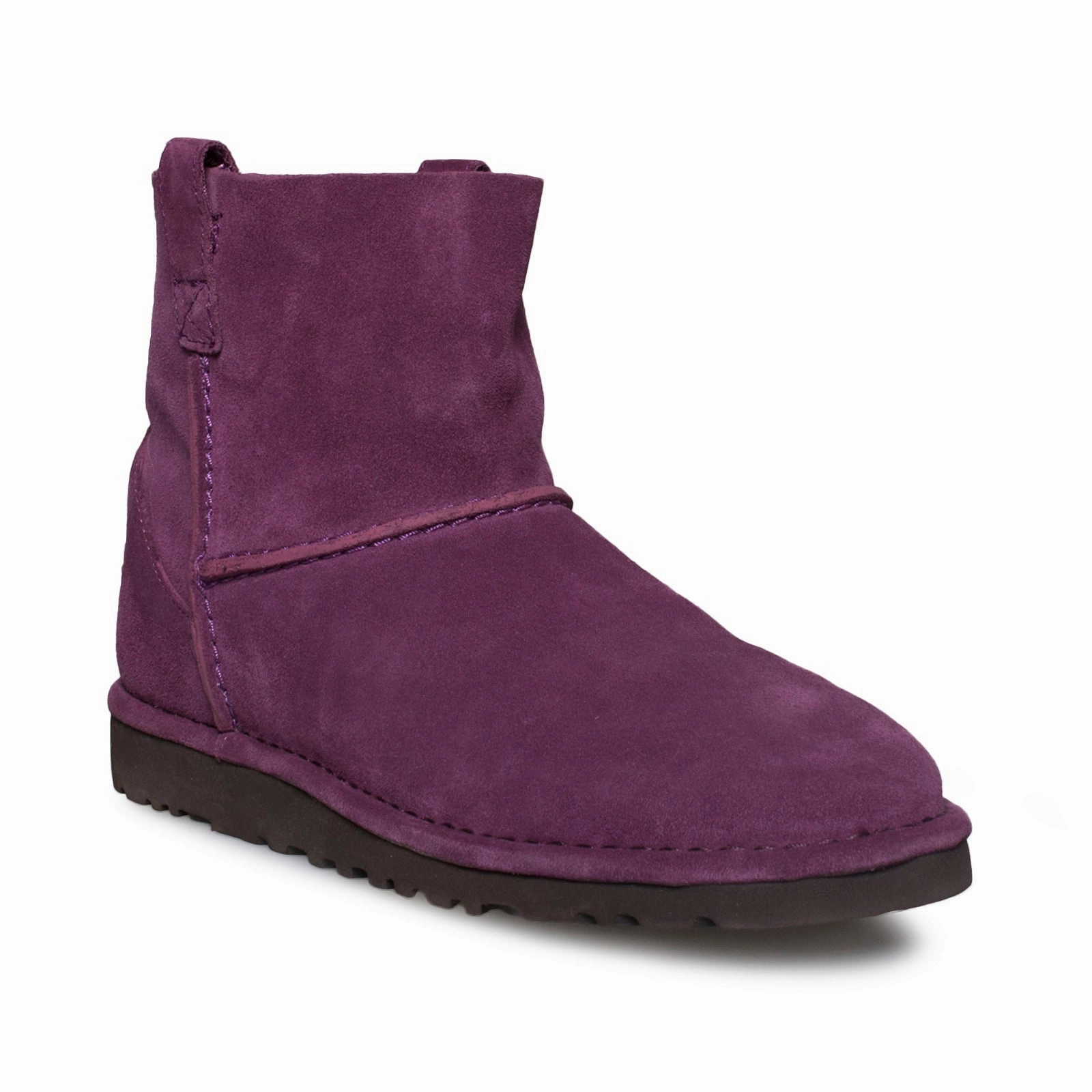 Heeled Tall Boots UGG Classic Unlined Mini Grape Wine Boots - Women's