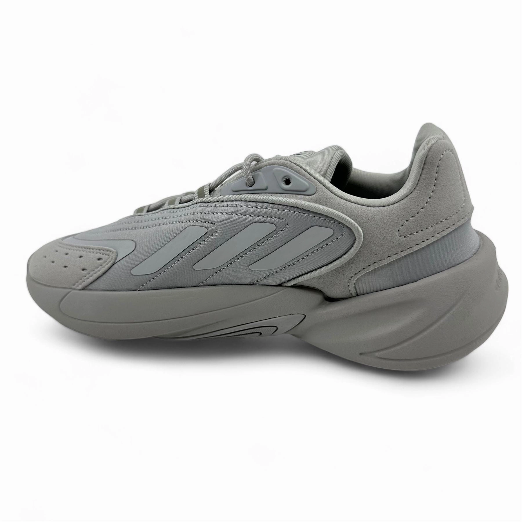 Top Shoes For Walking Adidas Ozelia Triple Grey Kids Size 6.5 Athletic Sneaker