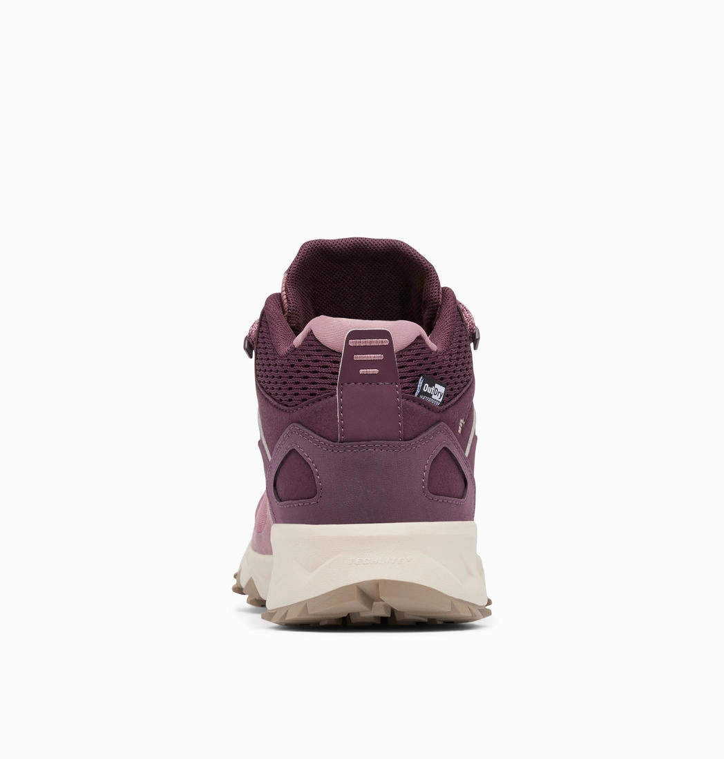 Columbia Women Red PEAKFREAK HERA MID OUTDRY Orthofeet Waterproof Hiking Boots