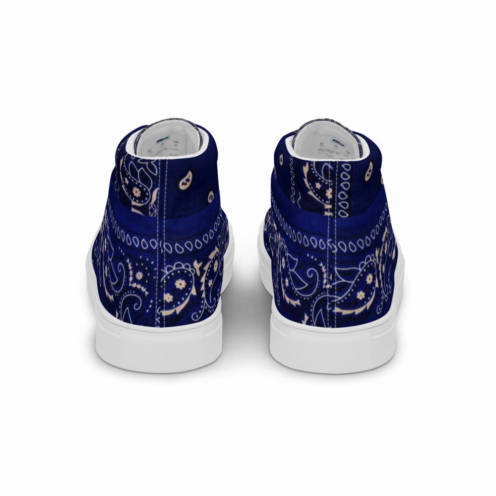 Womens high top canvas shoes High Boots Wedge Heel