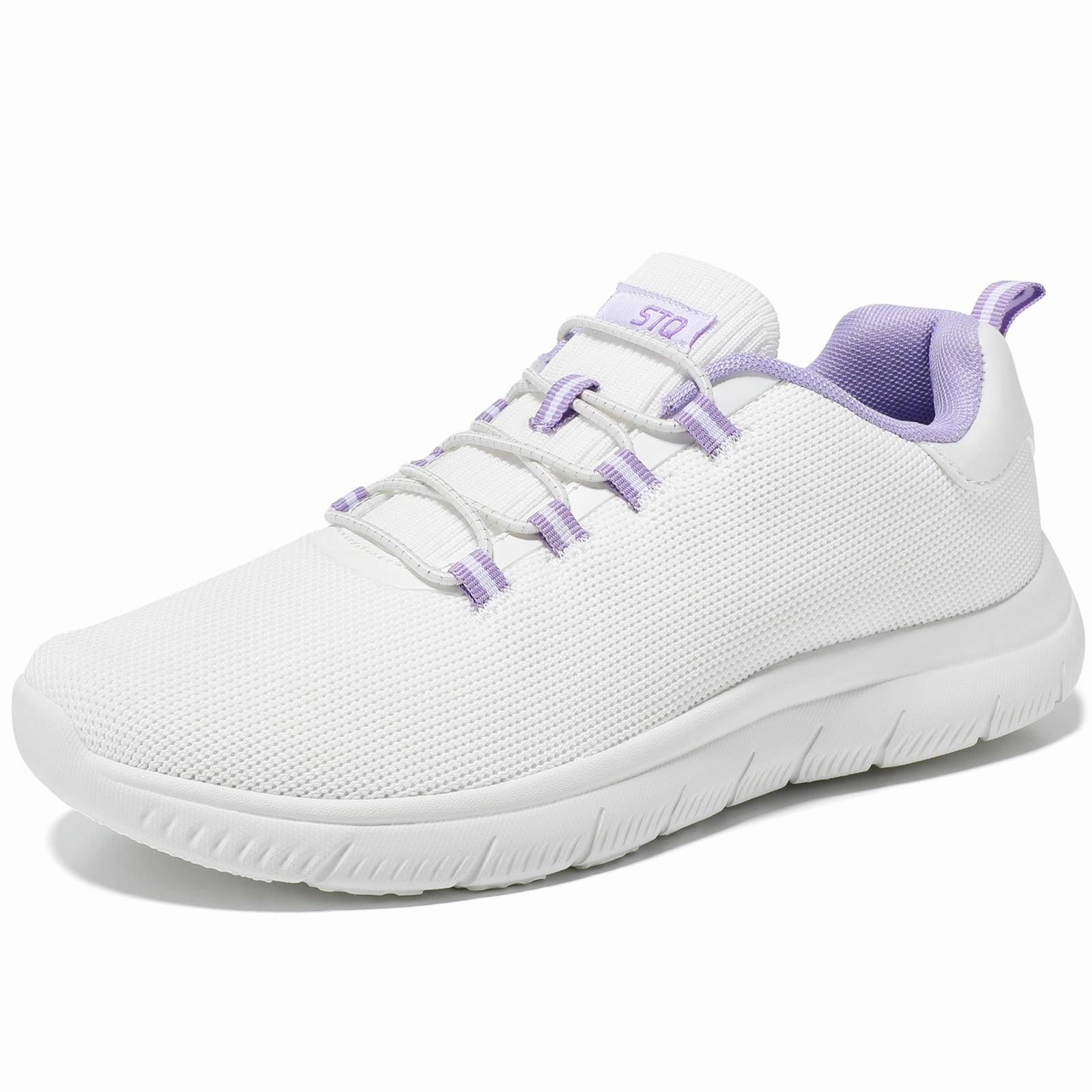 STQ Womens Walking Shoes Slip On Mesh Sneakers Lightweight Comfortable Arch Support