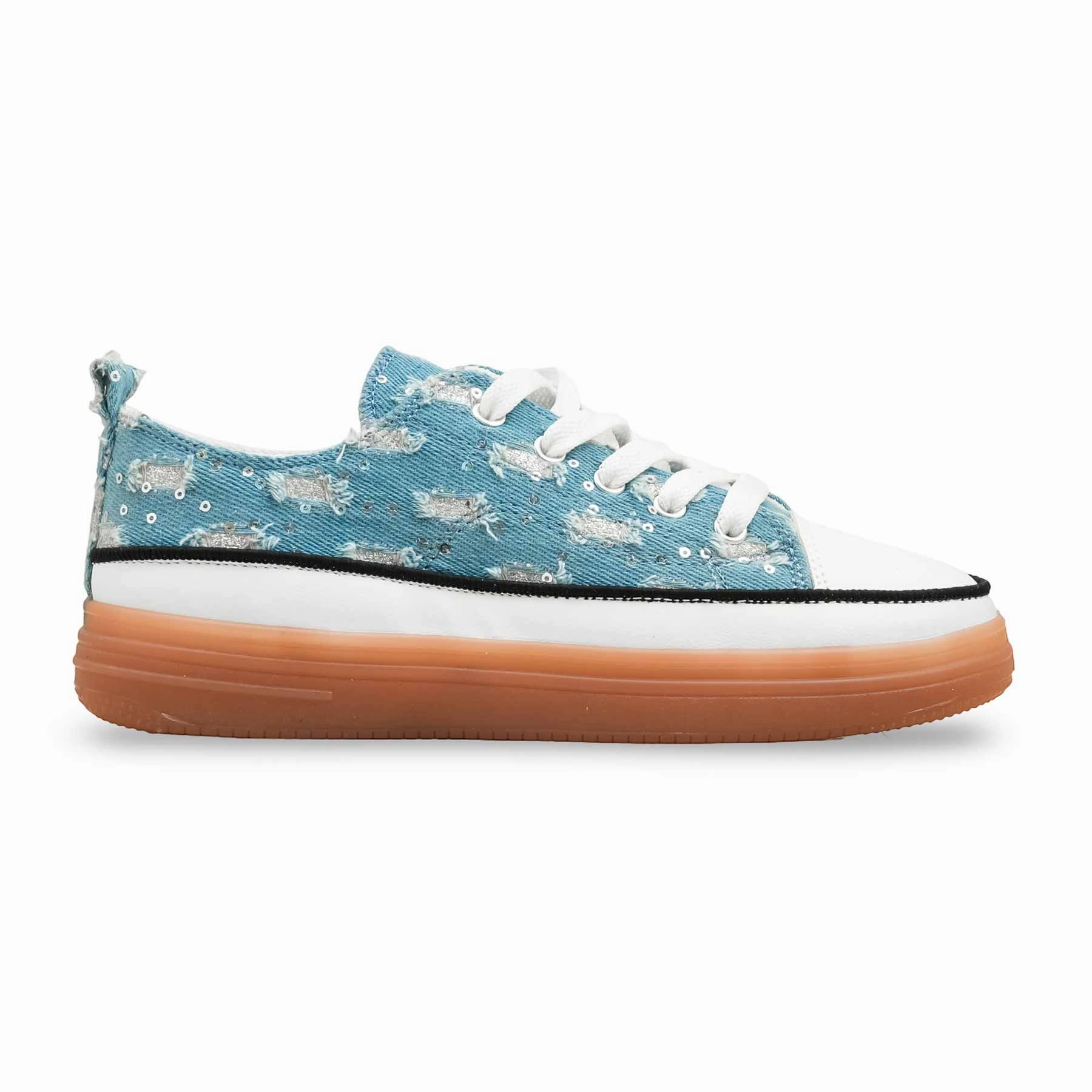 Blue Casual Women Sneaker AT7439 Grey Casual Shoes
