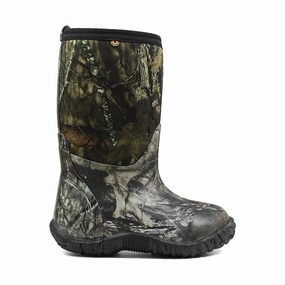 Bogs Youth Classic Mossy Oak Light Up Rain Boots