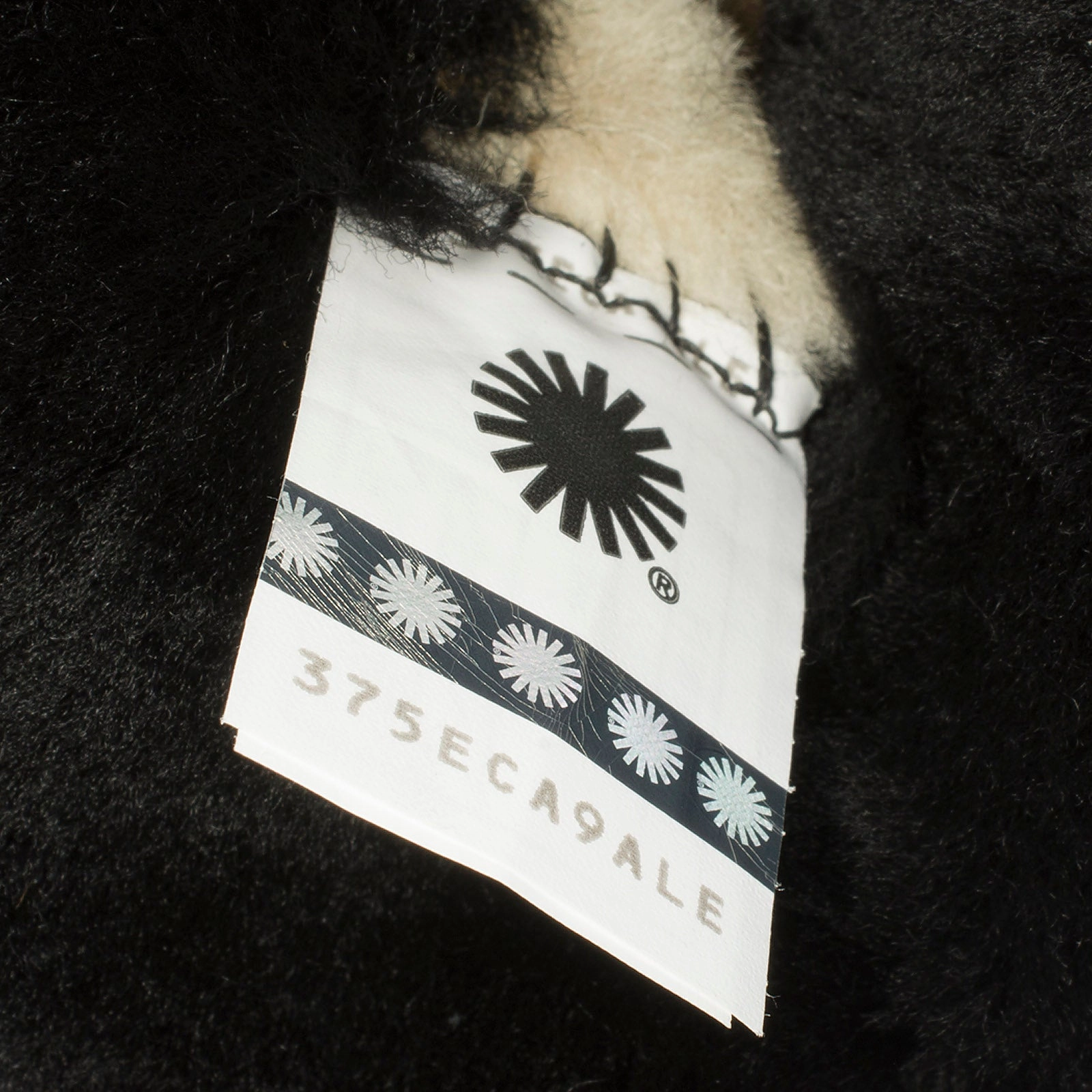 UGG Mini Fluff Buckle Black Boots - Women's Knee High Tie Up Boots