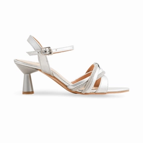 Sandals Travel Agent Portal Silver Fancy Sandal For Women FN6135