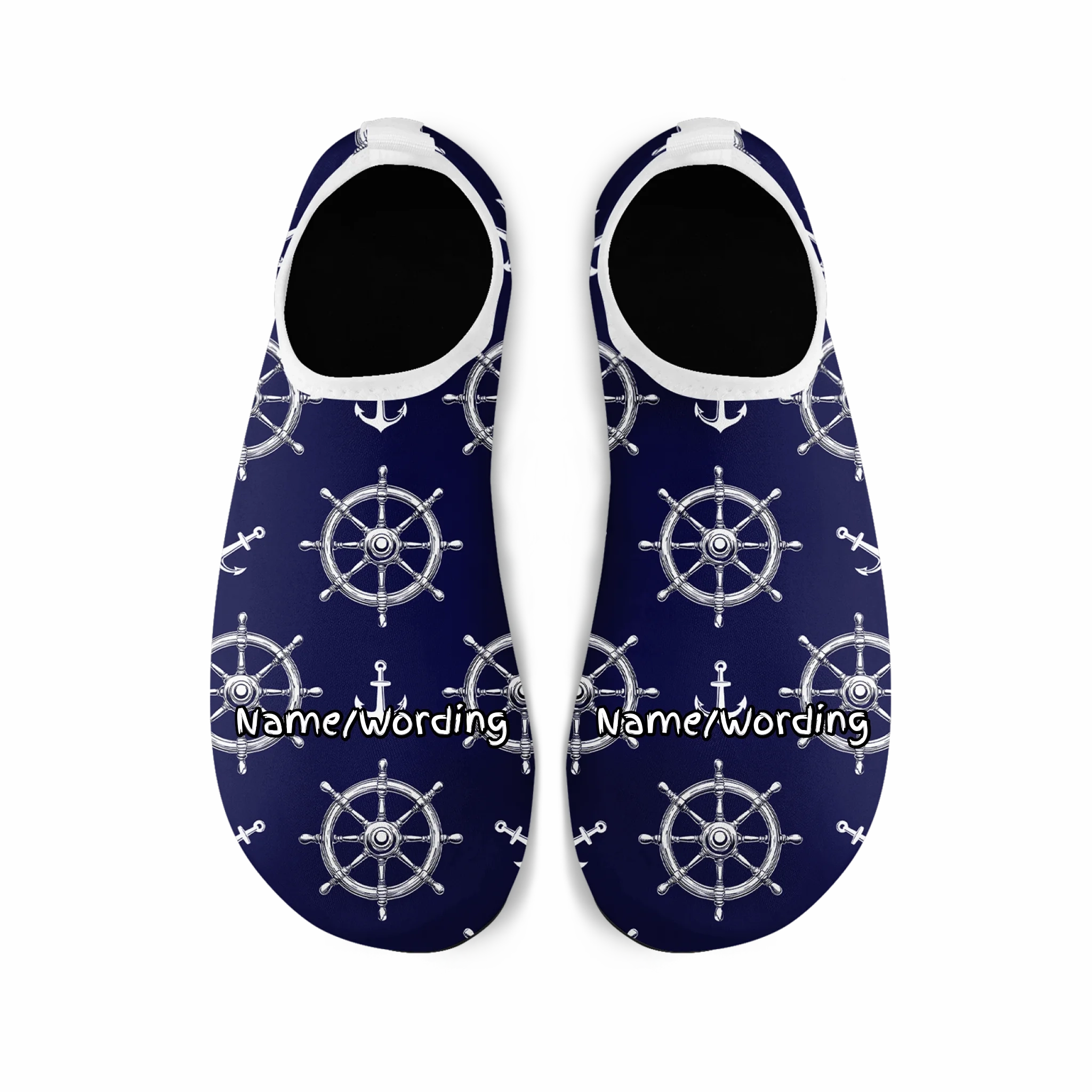 Personalized Aloha Spirit Aqua Shoes, Custom Island-Inspired Comfort and Breathable Water Shoes, Best Beach Party Wear Walking Shoes For High Arch Underpronators