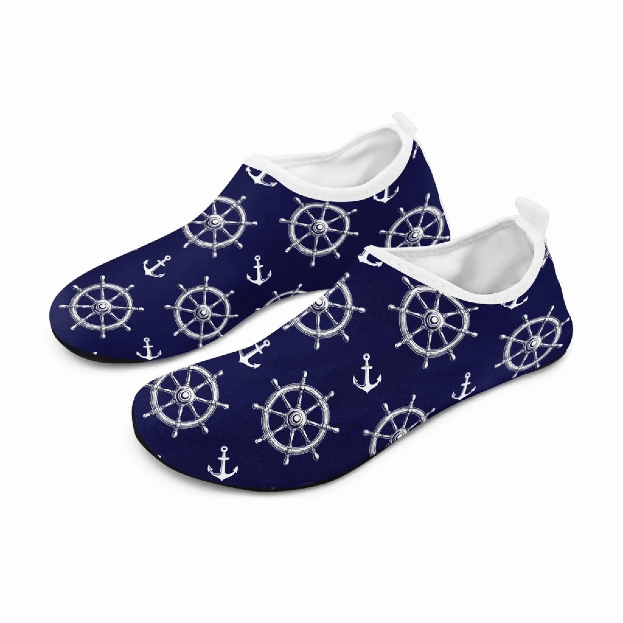 Personalized Aloha Spirit Aqua Shoes, Custom Island-Inspired Comfort and Breathable Water Shoes, Best Beach Party Wear