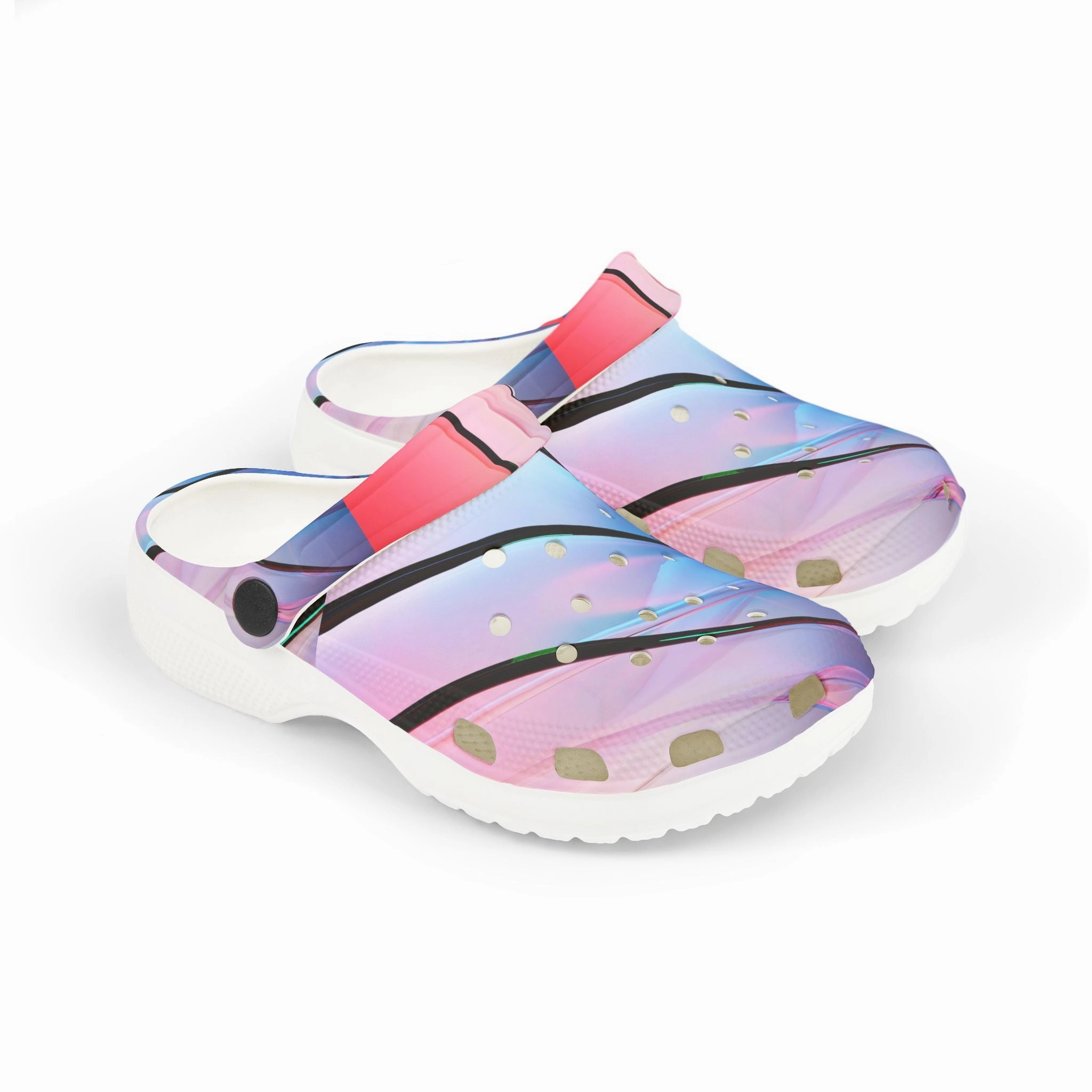 Closed Toe Slide Sandals Vibrant Kids' EVA Clogs - Fun Outdoor Footwear for Playtime, Beach Days, Summer Adventures, Easy to Clean, Colorful Kids' Shoes