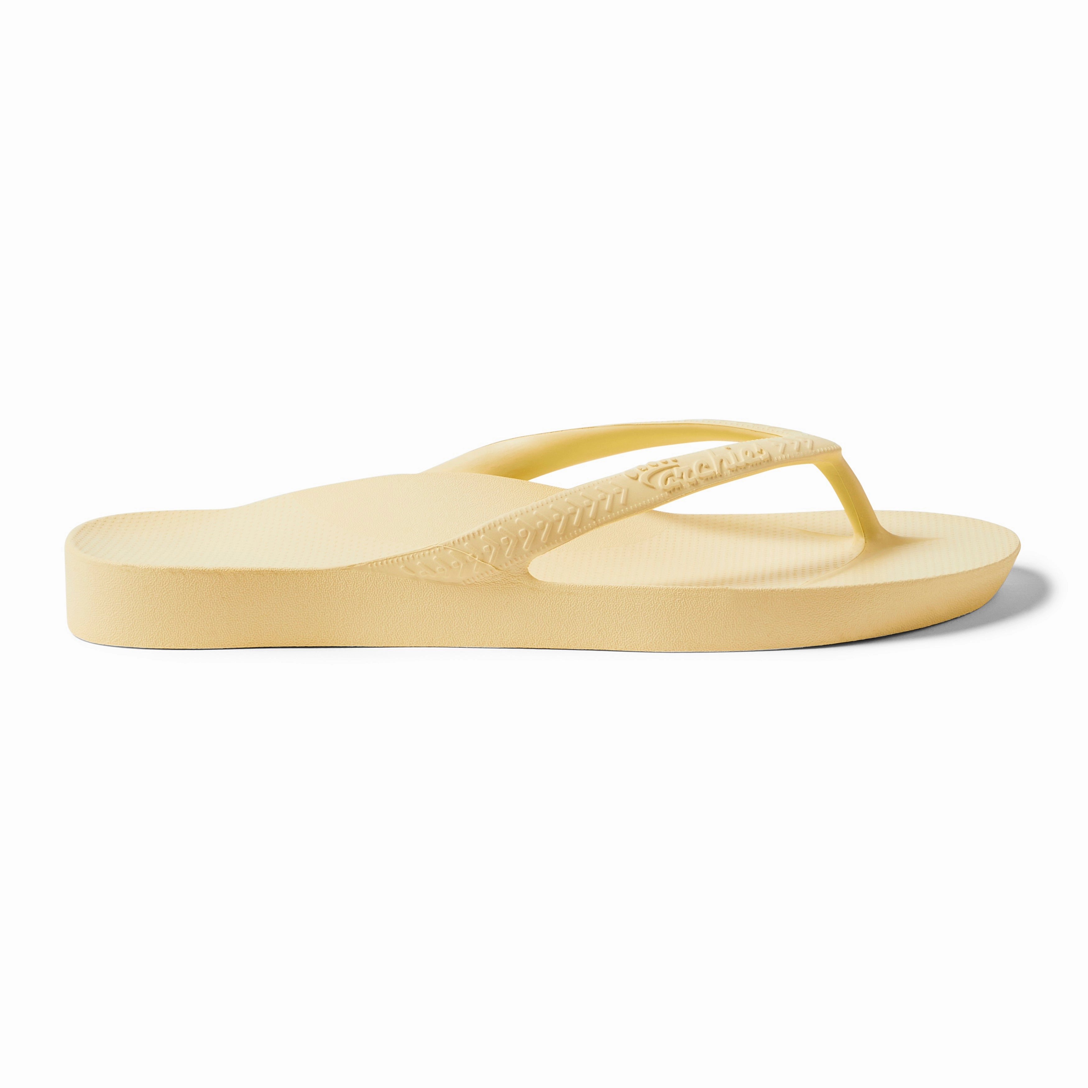 Arch Support Flip Flops - Lemon Vegan Flip Flops