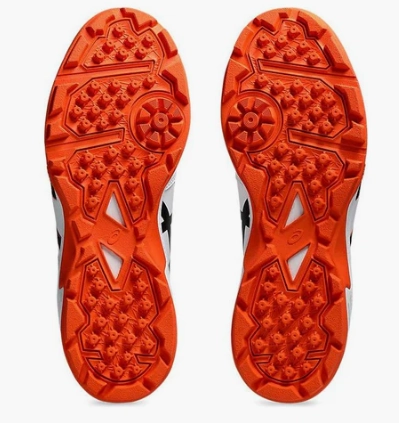 Asics Gel Peake 2 - White/Black Cricket Shoes Asics Workplace Shoes