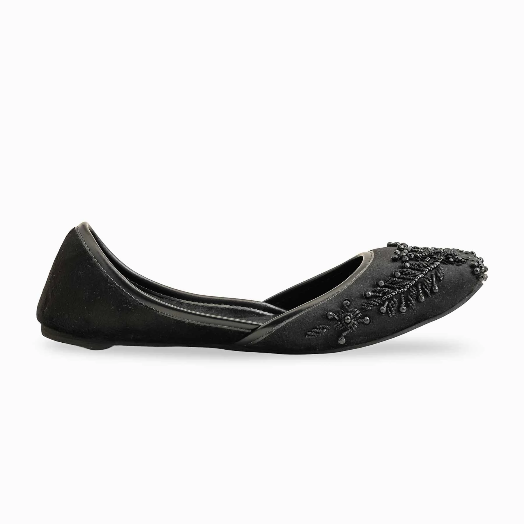 Black Women Fancy Khusa EC8547 Running Shoes Feet
