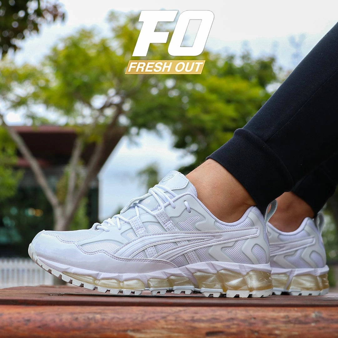 Spider Man Shoes Asics Men's Asics Gel-Nandi 360 'White/White' (White/Pure Gold)