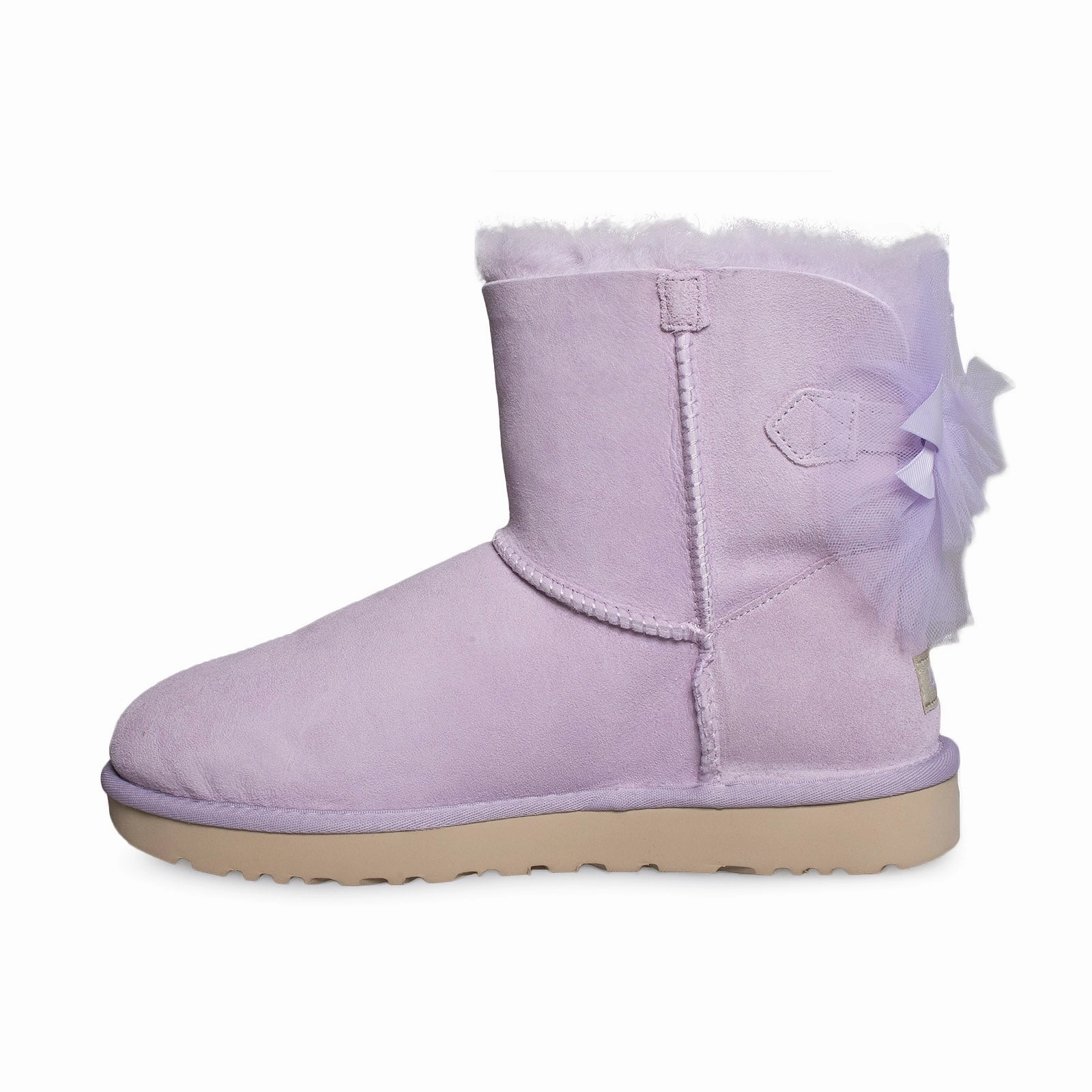 Top Sider Boots UGG Mini Bailey Tuffle Bow Lavender Fog Boots - Women's