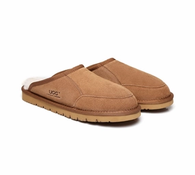 Gemma Slippers UGG Slippers Men Bred Australian Genuine Sheepskin