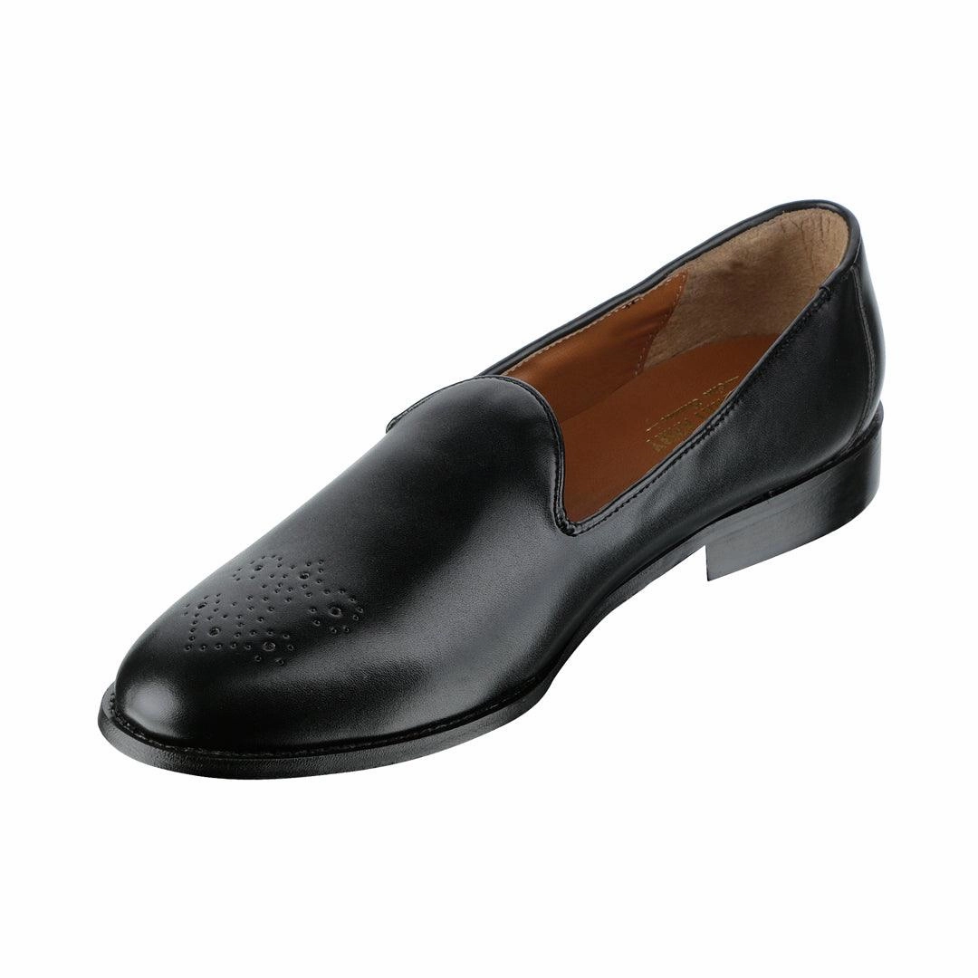 Slip On Trk Shoes The Brat Army Assisi Timeless Medallion Toe Black Slipper Shoes