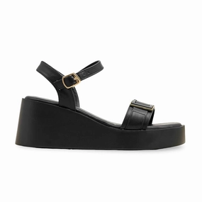 Black Formal Women Sandal PU0389 Sandals Club Level Vs Butler