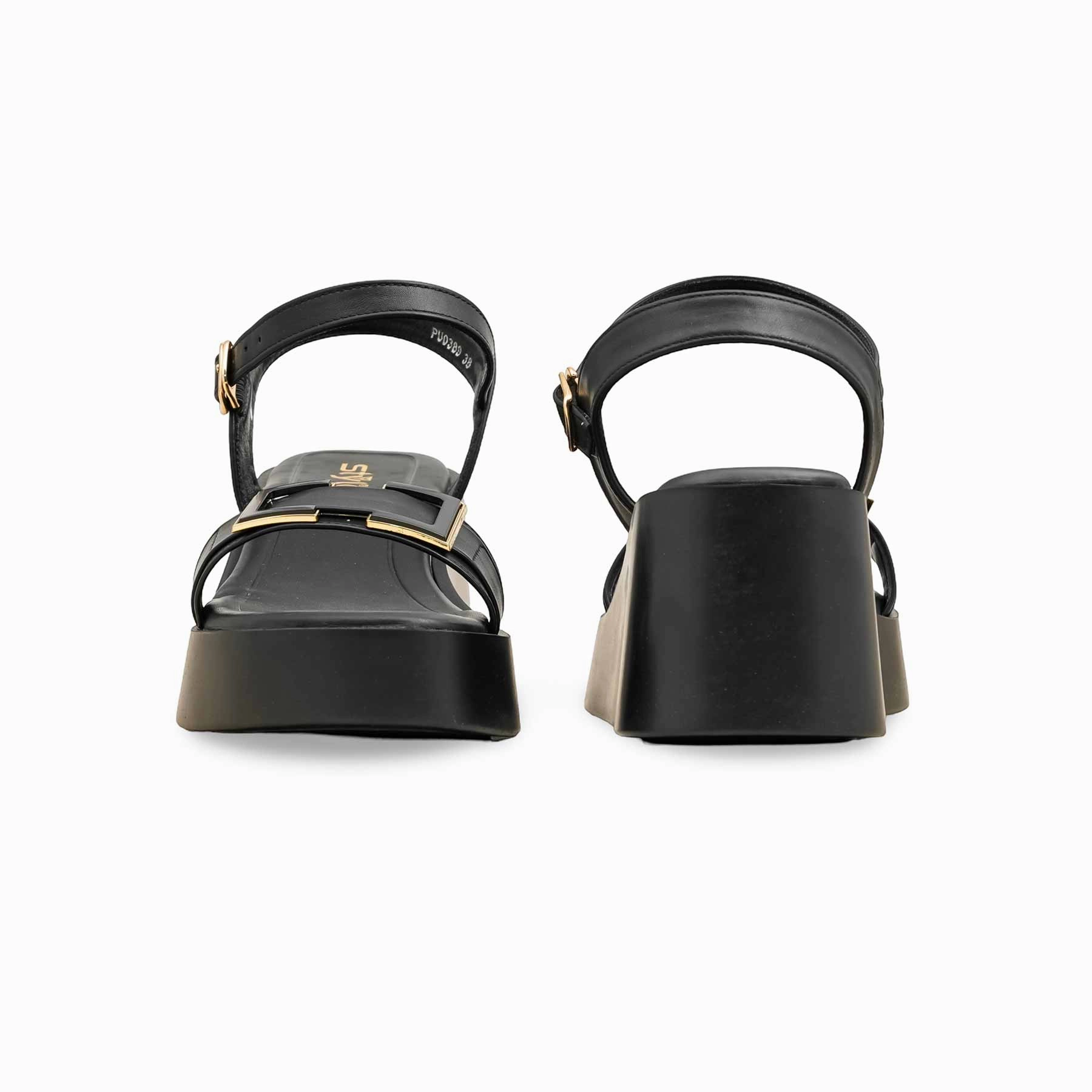 Black Formal Women Sandal PU0389 Secrets Vs Sandals