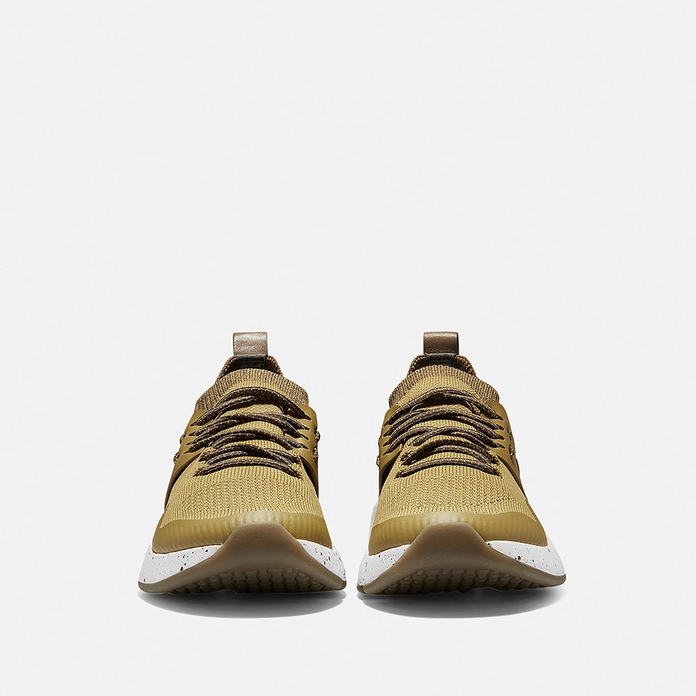 Cole Haan ZERGRAND All-Day Trainer Stitchlite Fennel Seed Knit/Fennel Seed Leather/Ivory Size 9.5 Casual Types Of Shoes