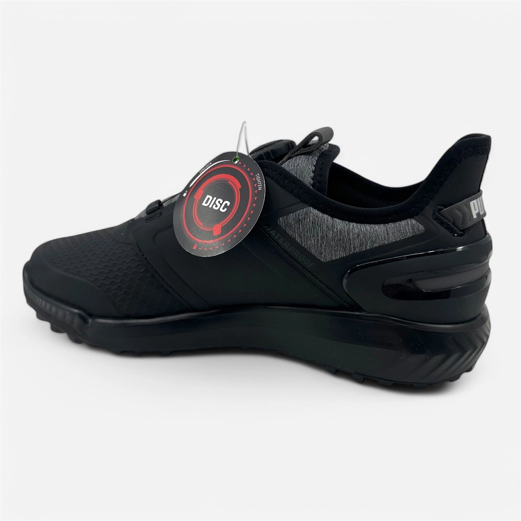 Crep Waterproof Spray For Shoes PUMA Ignite Elevate Disc Black Cool Gray Mens Waterproof Golf Shoes