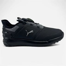Goo Waterproof PUMA Ignite Elevate Disc Black Cool Gray Mens Waterproof Golf Shoes